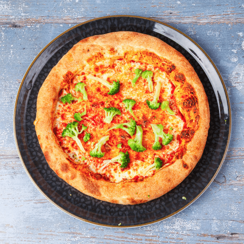 Pizza Broccoli (vegetarisch)
