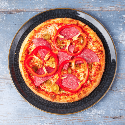 Pizza Diavola (scharf)