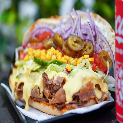 Chili Cheese Döner ( mit Jalapenos und Cheese )