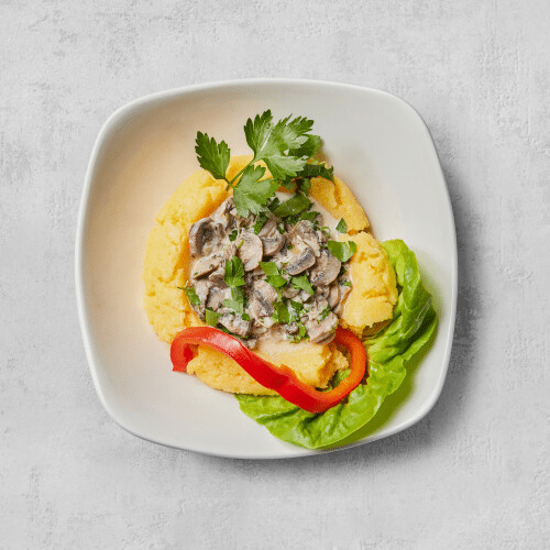 Champignon in Petersilie Sahne Soße