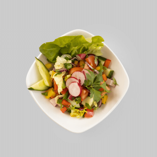 Kleiner gemischter Saison Salat (vegan)
