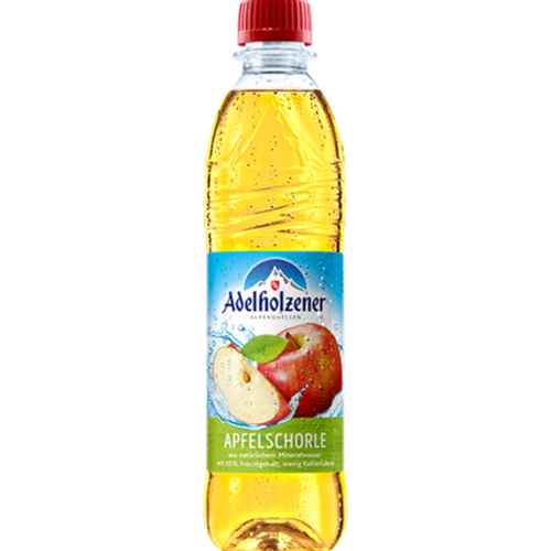 Adelholzener Apfelschorle 0,5l (EINWEG)