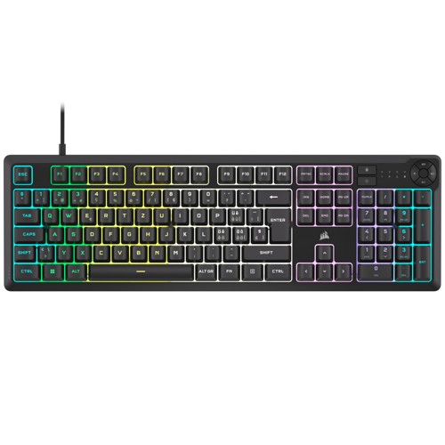 CORSAIR K55 CORE RGB, Gaming-Tastatur, kabelgebunden, Schwarz 2919200