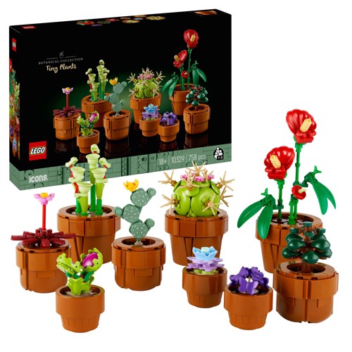 LEGO Icons 10329 Mini Pflanzen Bausatz, Mehrfarbig 2888714