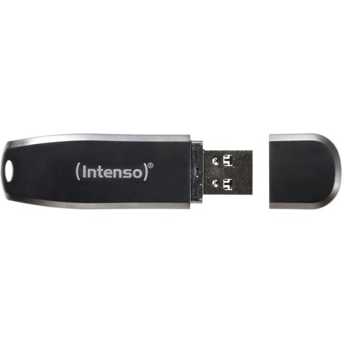INTENSO Speed Line USB-Stick, 32 GB, 35 MB/s, Schwarz 2002902