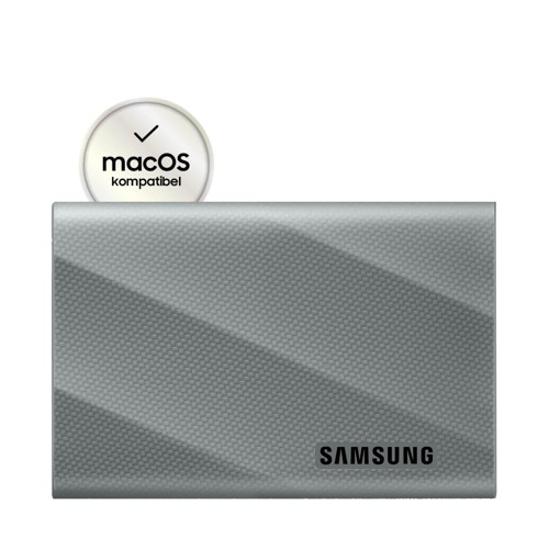 SAMSUNG T9 PC/Mac Festplatte, 2 TB SSD, extern, Grau 2897798