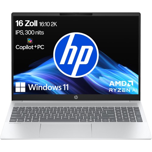 HP OmniBook 5 NGAI 16-ag1352ng, Copilot+ PC - 16 Zoll AMD Ryzen™ AI 340 GB 1 TB Radeon™ 840M Windows 11 Home 2986192