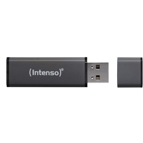 INTENSO Alu Line USB-Stick, 32 GB, 28 MB/s, Anthrazit 1592127