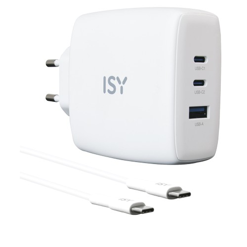 ISY IAC-5100-WT GAN Ladegerät universal, Weiß 2930080