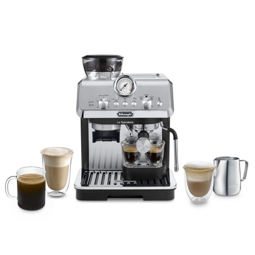 DELONGHI La Specialista Arte EC9155.MB - 8 Mahlgrade und vorprogrammierte Kaffee-Rezepte, Siebträger Espressomaschine 2779341