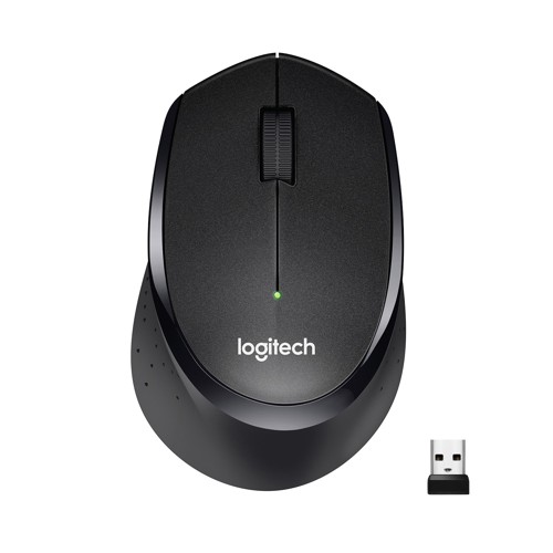 LOGITECH M330 Silent Plus Funkmaus, Schwarz 2157883