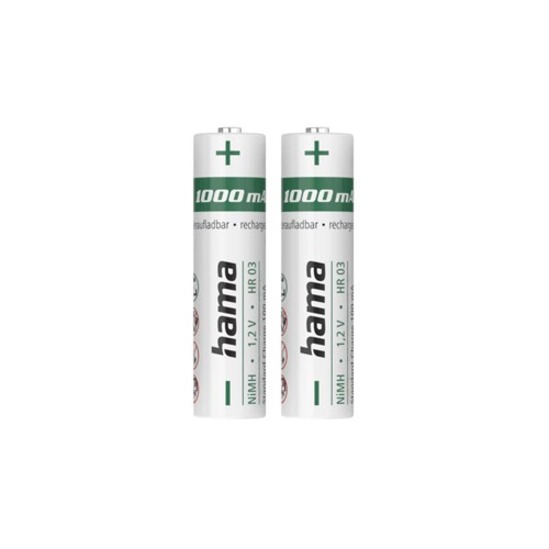 HAMA NiMH 2x Akku Weiß 2843406