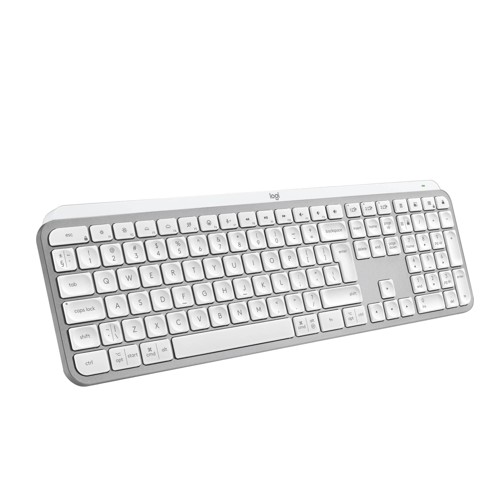 LOGITECH MX Keys S für Windows PC, Linux, Chrome, Mac, Tastatur, Sonstiges, kabellos, Pale Grey 2877412