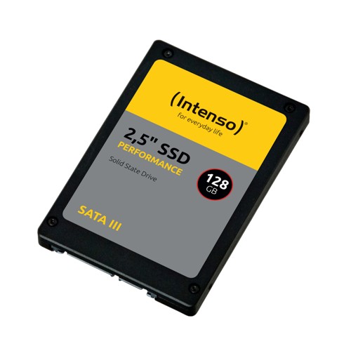 INTENSO Performance Festplatte, 128 GB SSD SATA 6 Gbps, 2,5 Zoll, intern 2802845