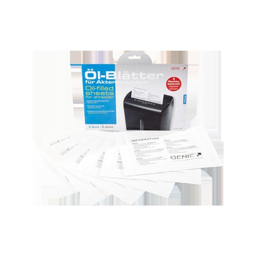 GENIE Pflegekit Ölpflegepapier für Aktenvernichter 2417494
