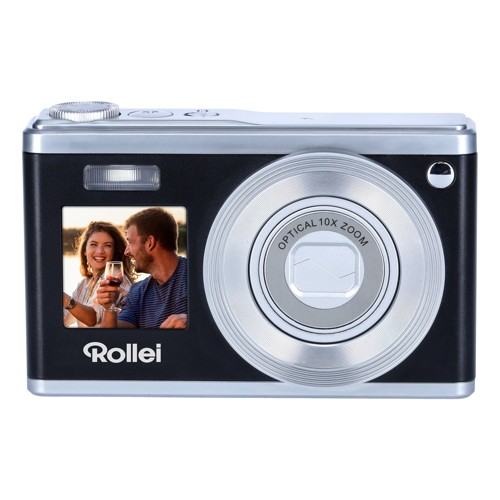 ROLLEI Compactline 10x Fotokamera Silber/Schwarz, 10 Fach opt. Zoom, Ja 2944297