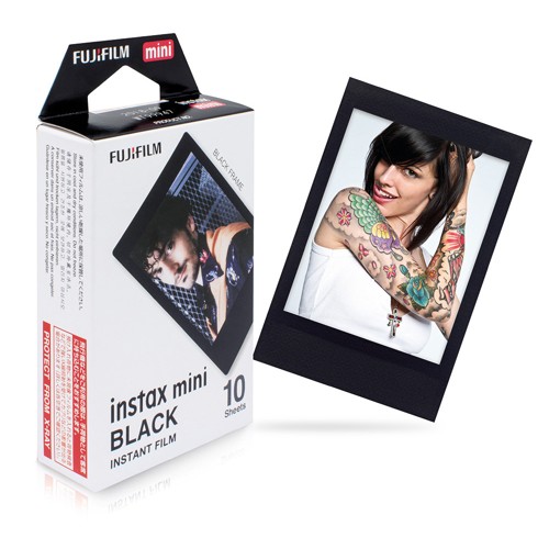 FUJIFILM instax mini Film Black Frame Sofortbildfilm 2273612