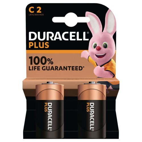 DURACELL 141827 C Batterie, Alkaline, 1.5 Volt 2 Stück 2743737