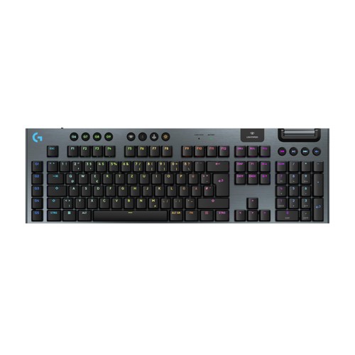 LOGITECH G915 X LIGHTSPEED Double-Shot-PBT-Tastenkappen, für PC/Mac, Gaming-Tastatur, kabellos, Schwarz 2951464