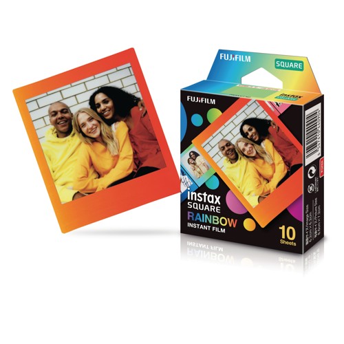 FUJIFILM instax SQUARE Film Rainbow Sofortbildfilm 2687691