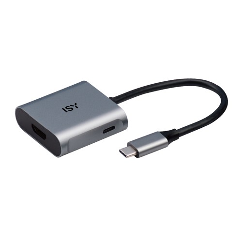 ISY IAD-1015-1 USB-C Adapter, Silber Aluminium 2853187