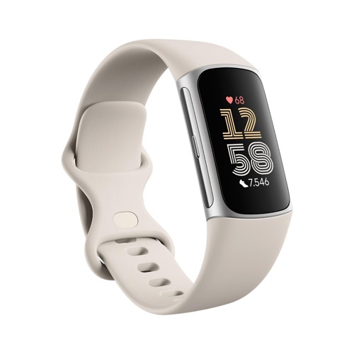 FITBIT Charge 6, Fitness Tracker, S, L, Porcelain 2896339