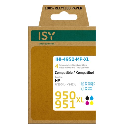 ISY IHI-4950-MP-XL Tintenpatrone Mehrfarbig 2580894