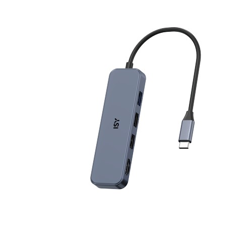 ISY IAD-1031 4-in-1 USB-C Multiport Adapter, Silber 2918344