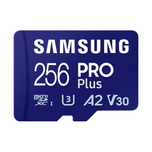 SAMSUNG PRO Plus (2023) mit SD-Adapter, Micro-SDXC Speicherkarte, 256 GB, 180 MB/s 2871905