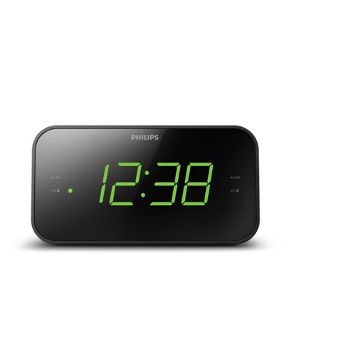 PHILIPS TAR 3306/12 Radiowecker, FM, Schwarz 2740169