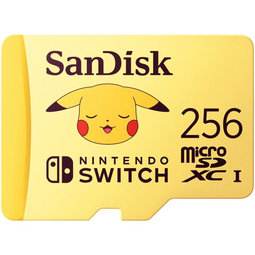 SANDISK Pokémon™ Pikachu microSD™-Karte 256 GB, Flash-Speicherkarte, Gelb 2949008