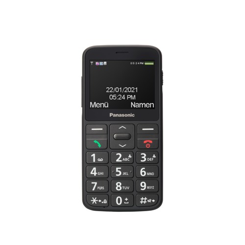 PANASONIC KX-TU160 Black Mobiltelefon, Schwarz 2926642