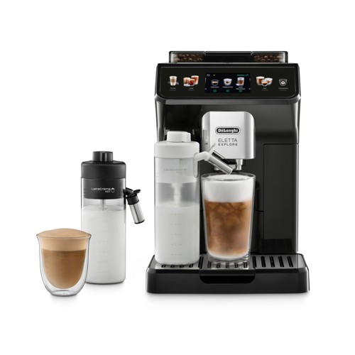 DELONGHI Eletta Explore ECAM450.55.G - 40 heiße und kalte Rezepte, 4 Benutzerprofile, einfache Bedienung, 2779362