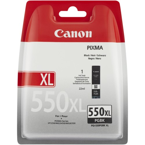 CANON PGI 550XL PGBK Tintenpatrone Schwarz (6431B001) 1633766