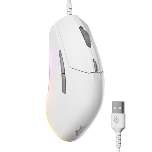 STEELSERIES Rival 3 Gen 2, Gaming Maus, Weiß 2991437