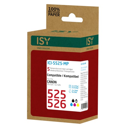 ISY ICI-5525-MP Tintenpatrone Mehrfarbig 2580857