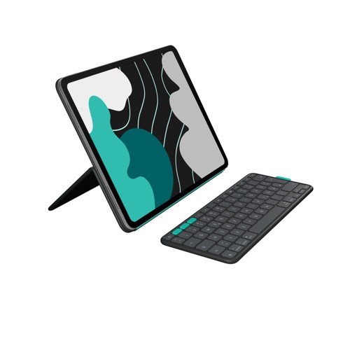 LOGITECH Flip Folio für iPad Pro 13 Zoll (M4 und M5) Air (M2 M3) Case mit Tastatur Graphite 2992872