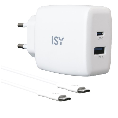 ISY IAC-4512-WT GAN Ladegerät universal, Weiß 2930079