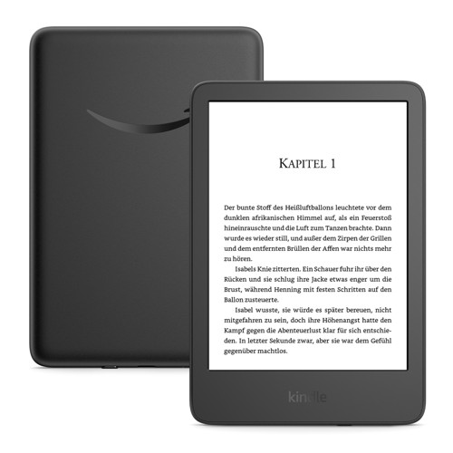 KINDLE - Der neue Kindle (2024), mit Werbung, 16 GB E-Book-Reader Schwarz 2951797