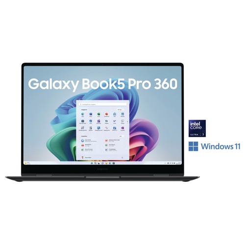 SAMSUNG Galaxy Book5 Pro 360 Copilot+ PC, - 16 Zoll Intel® Core™ Ultra 7 256V GB 512 Arc™ GPU Windows 11 Home 2973959