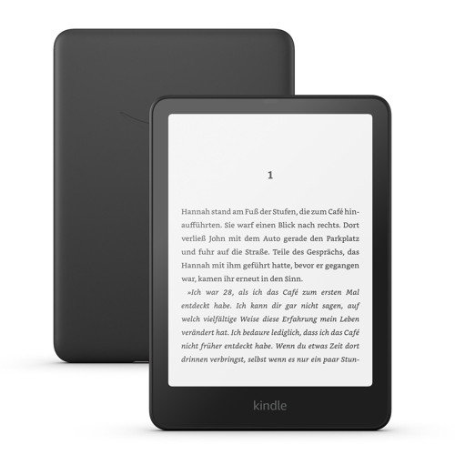 KINDLE – Der neue Kindle Paperwhite (2024), 7-Zoll Display, mit Werbung, 16 GB E-Book-Reader Black 2959561