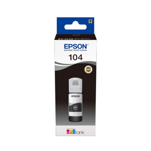 EPSON ET2875 ET4800 Epson EcoTank 104 Schwarz, C13T00P140 Nachfülltinte 2458824