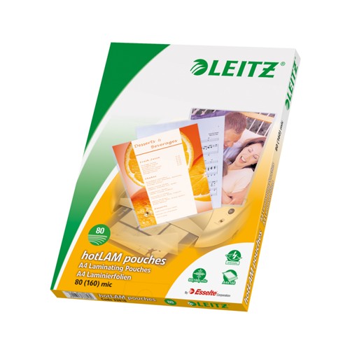 LEITZ 33818 DIN A4 80 Micron Laminierfolie 5322422