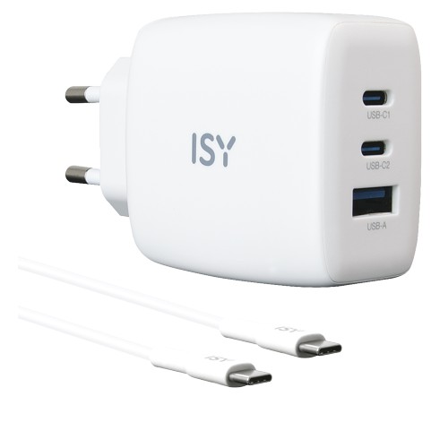 ISY IAC-5650-WT GAN Ladegerät universal, Weiß 2930084