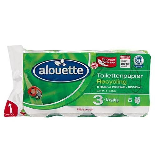 Alouette Toilettenpapier 3 lagen 50g