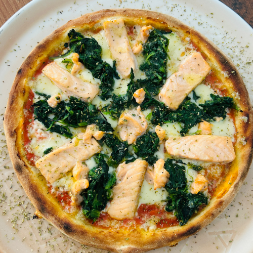Pizza Lachs