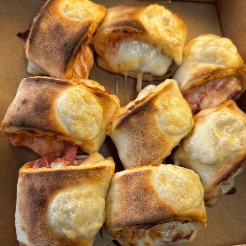 Pizzabrötchen Salami