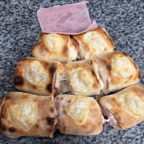 Pizzabrötchen Schinken