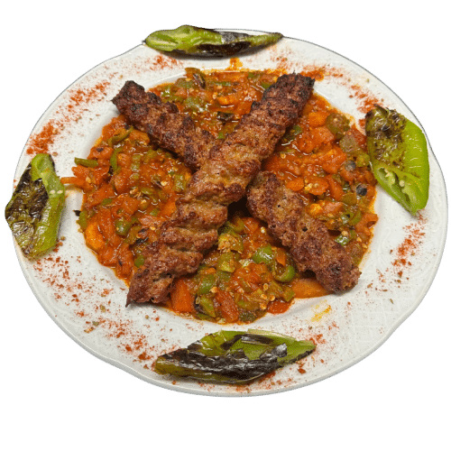 Hackfleischspiess mit Tomatenbrät / Ezmeli Kebap