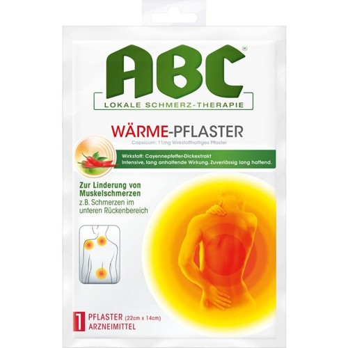 ABC Wärme-Pflaster Capsicum Hansaplast med 22x14 1 Stück